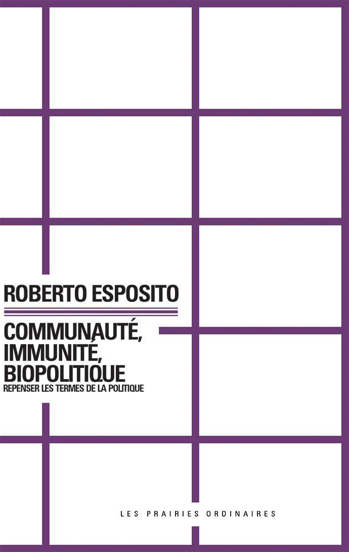 Communauté, immunité, biopolitique